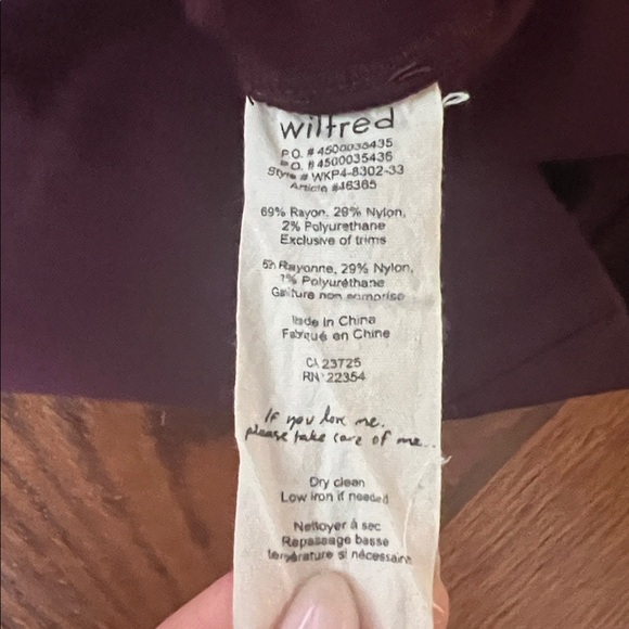 Wilfred | Women’s Size XS Rich Purple Mini Dress - Picture 3 of 4